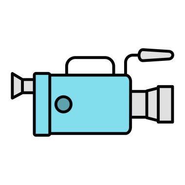 video kamera, araç vektör simgesi