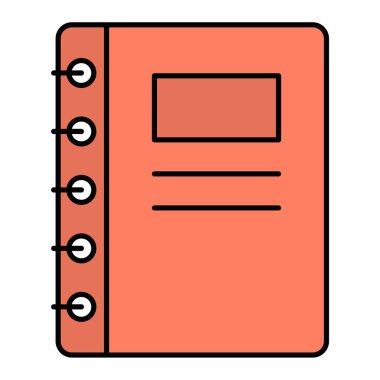 kitap simgesi vektör illüstrasyonu