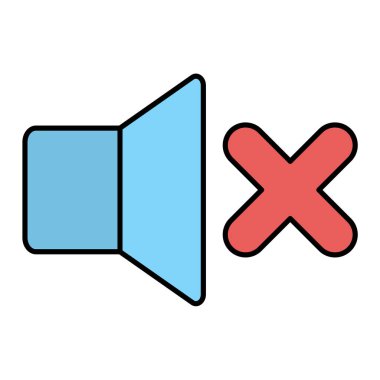 ses simgesi vektör illüstrasyonu