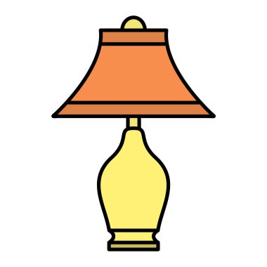 Modern lamba simgesinin vektör illüstrasyonu