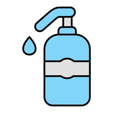 Sprey şişe. Basit tasarım