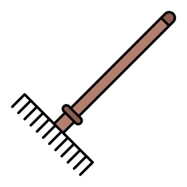 tırmık simgesi vektör çizimi