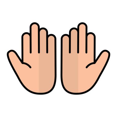 Eller vektör illüstrasyon tasarımı