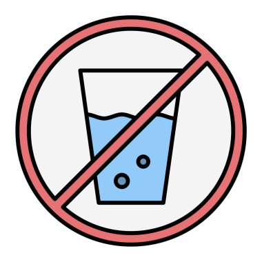 Alkol ikonu yok. Web tasarımı için bira vektörü simgelerinin bulunmamasının basit gösterimi