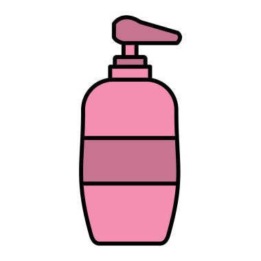 Şirin sabun ikonunun vektör çizimi. beyaz arkaplanda izole