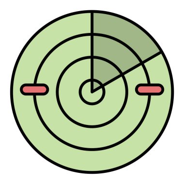 hedef simge vektör illüstrasyonu