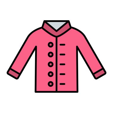 Ceket simge vektör çizim