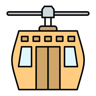 tren simgesi vektör illüstrasyonu