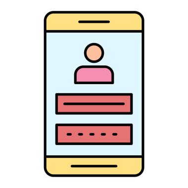 cep telefonu ikonu vektör illüstrasyonu