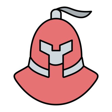 Şapka. Web simgesi basit illüstrasyon