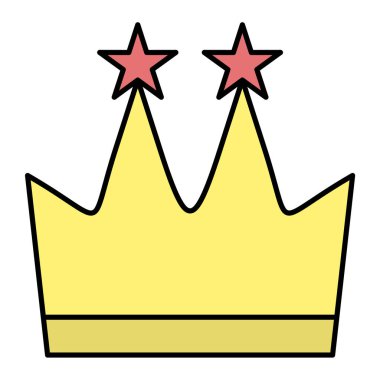 çizgi film karalama kralı taç simgesi