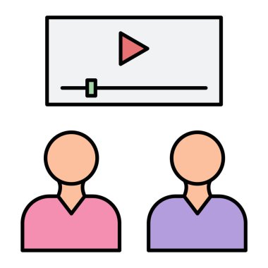 kullanıcı arayüzü renk çizgisi simgesi