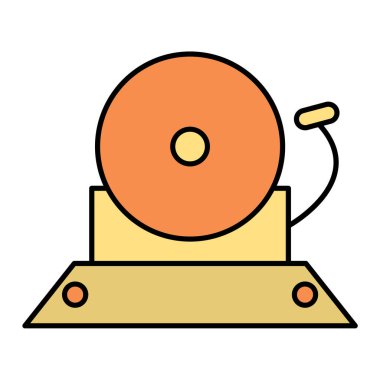 Çizgi film aracının vektör illüstrasyonu