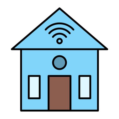 Ev simgesi vektör illüstrasyonu