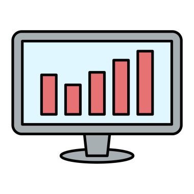 seo modern simgesinin vektör illüstrasyonu