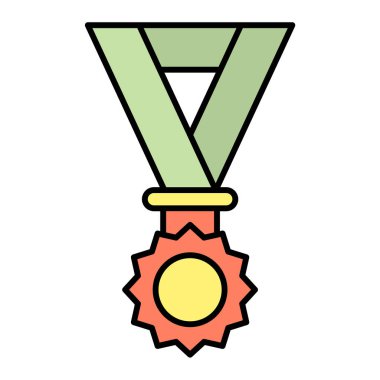 Madalya. Web simgesi basit tasarım