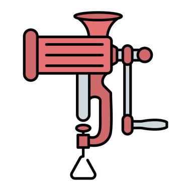 Modern oto tamir simgesinin vektör illüstrasyonu