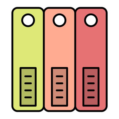 dosya dizini vektör illüstrasyonu