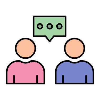 İnsan simgesinin vektör illüstrasyonu