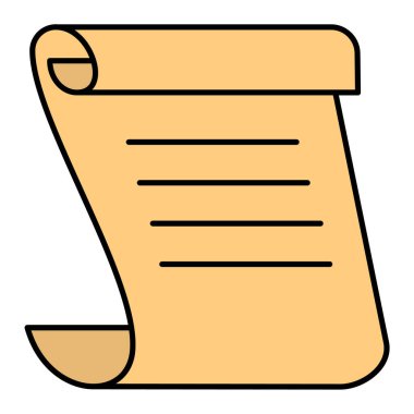 Kağıt parşömen karalaması