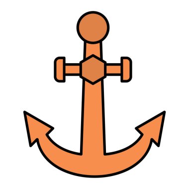 çapa simgesi vektör illüstrasyonu