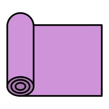 Havlu simgesi. Web için mat vektör simgelerinin özet çizimi