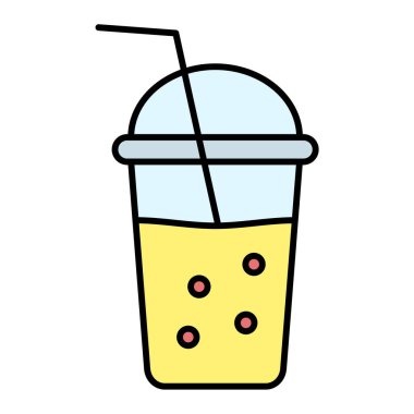 Cam simgenin vektör illüstrasyonu