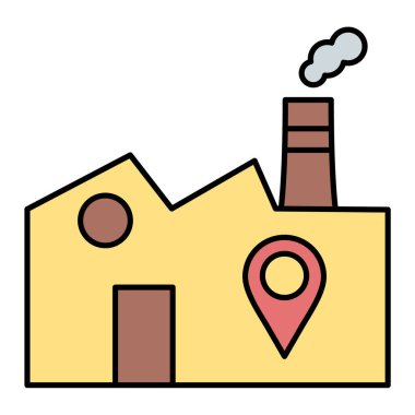 Bir bitki simgesinin vektör illüstrasyonu