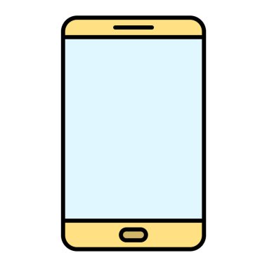 Akıllı telefon aygıtı teknoloji vektör illüstrasyonu