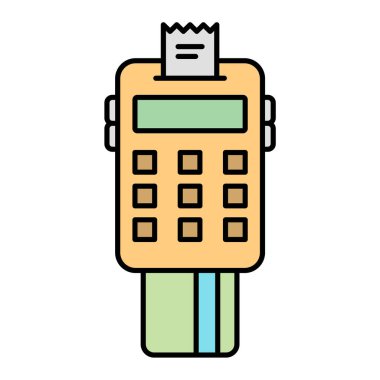 atm makine simgesi vektör illüstrasyon tasarımı