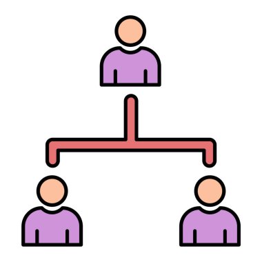 İnsan simgesinin vektör illüstrasyonu