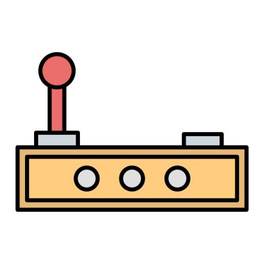 Oyun kolu. Web simgesi basit illüstrasyon