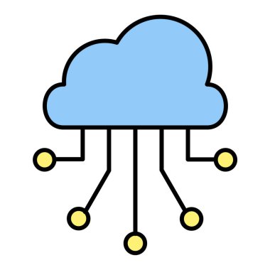 Bulut hesaplama. Web simgesi