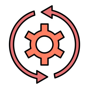 Ayarlama. Web simgesi basit illüstrasyon