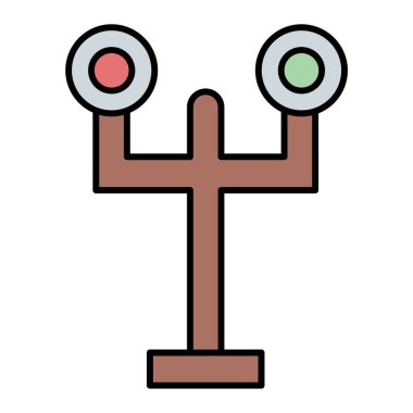 Basit ve modern simgenin vektör illüstrasyonu