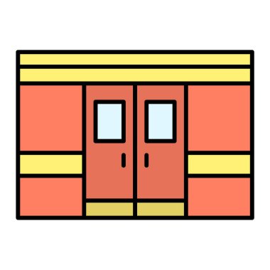 Bir depolama simgesinin vektör çizimi