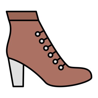 Modern ve moda simgesinin vektör çizimi, çizme