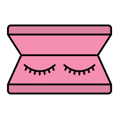 Kawaii ağzı çizgi roman vektör illüstrasyonundan çıkmış bir dil.