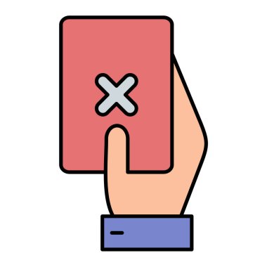 işaretli vektör illüstrasyonlu akıllı telefon