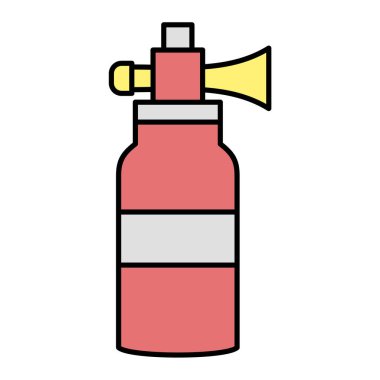 Bir şişe su ikonu. Web için alkol içeceği vektör simgelerinin özet çizimi