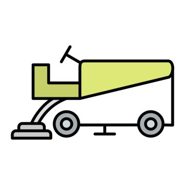 Kazı simgesi vektör illüstrasyonu