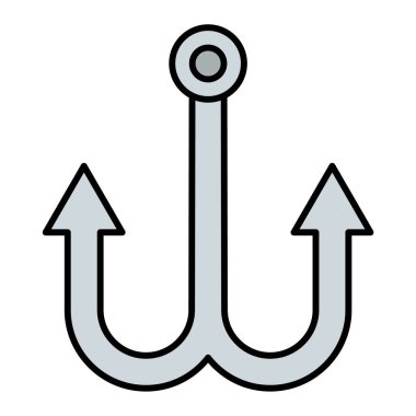 Çapa. Web simgesi basit illüstrasyon