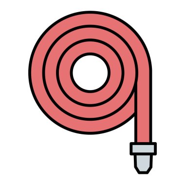 Bir hortumun vektör illüstrasyonu