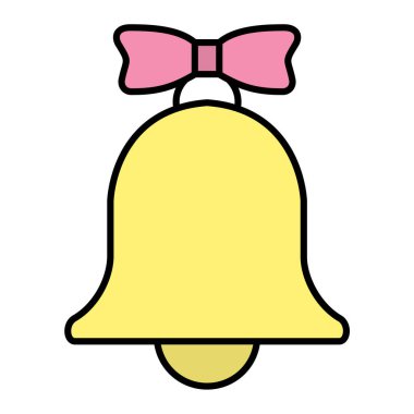 Çan simgesi vektör illüstrasyonu