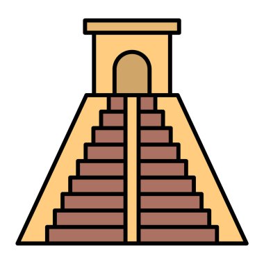 Mimari ikonu. Web için vektör simgeleri oluşturma taslağı