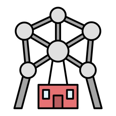 Mimari simge vektör çizim