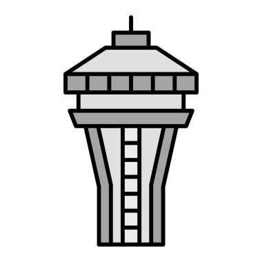 kule ikon vektör illüstrasyonu