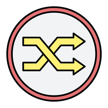 ok simgesinin vektör illüstrasyonu