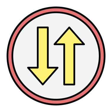 ok simgesinin vektör illüstrasyonu