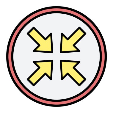 ok simgesi vektör illüstrasyonu